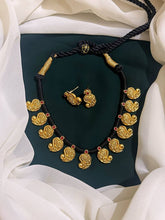 Mango Black Dori With Earrings - BD0013